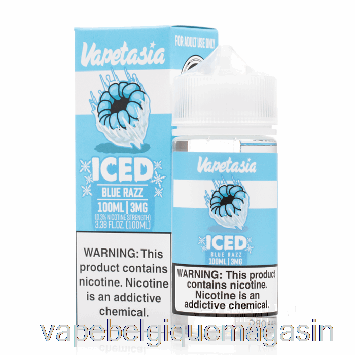 Jus De Vape Bleu Razz Glacé - Vapetasia - 100ml 3mg